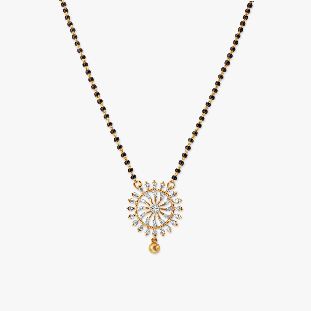 Chic Gleam Diamond Mangalsutra