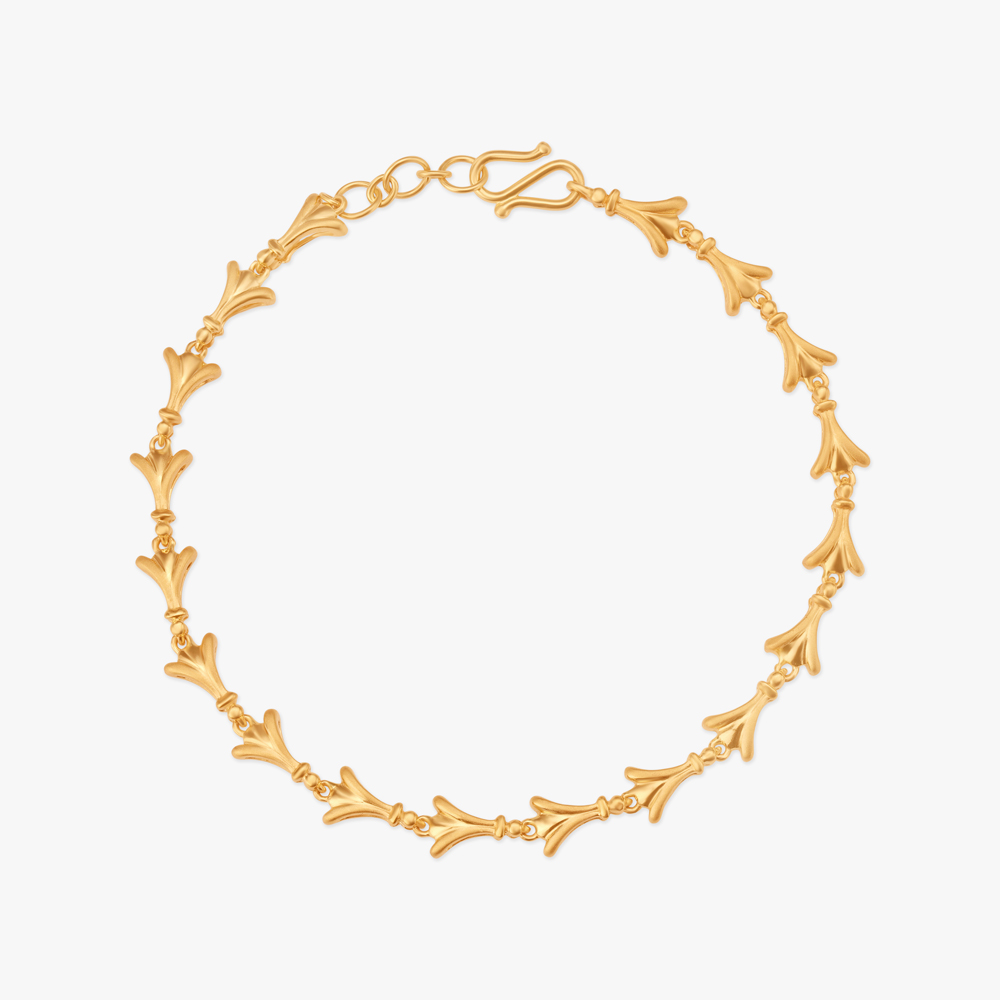 Flowerbud Gold Bracelet