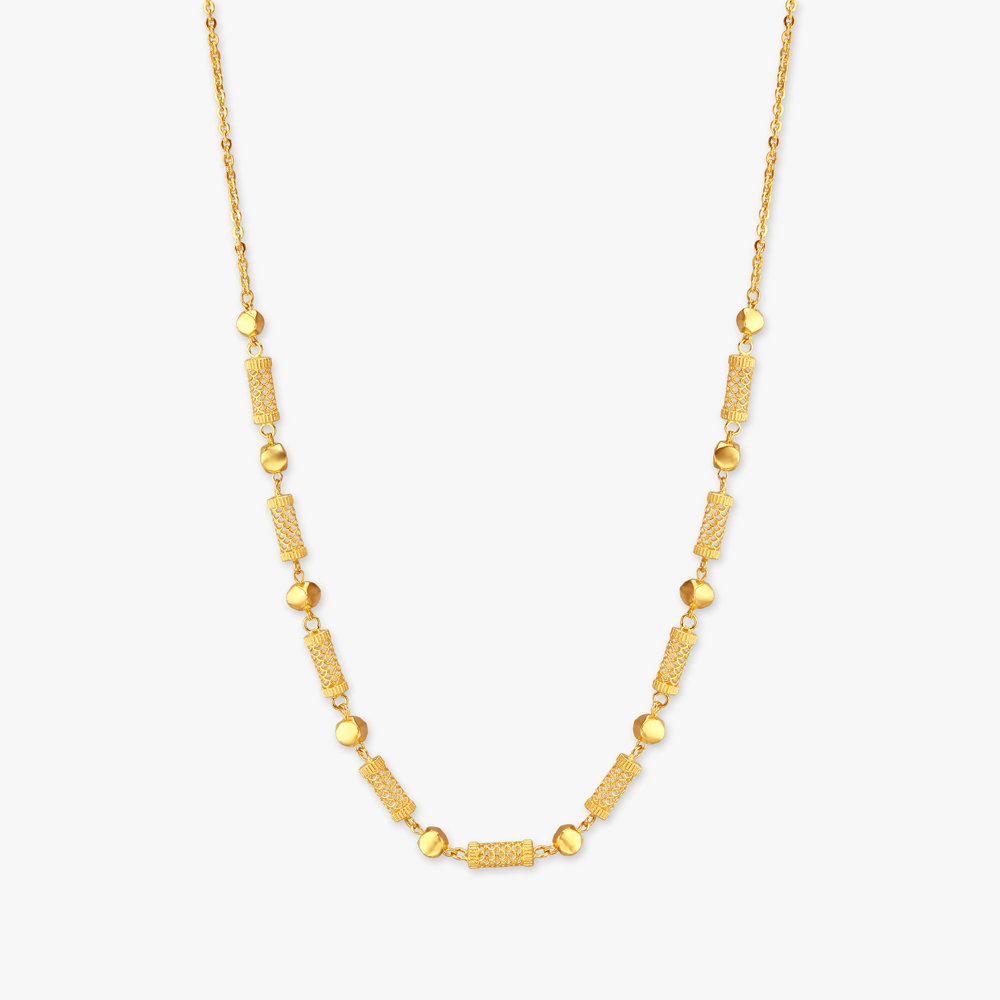 Mesh Glamour Gold Chain