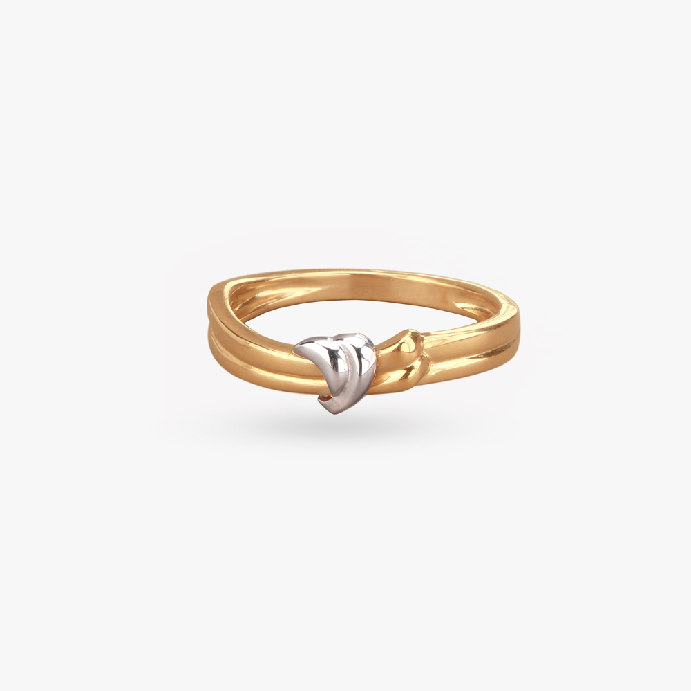 

Entwined Gold Finger Ring