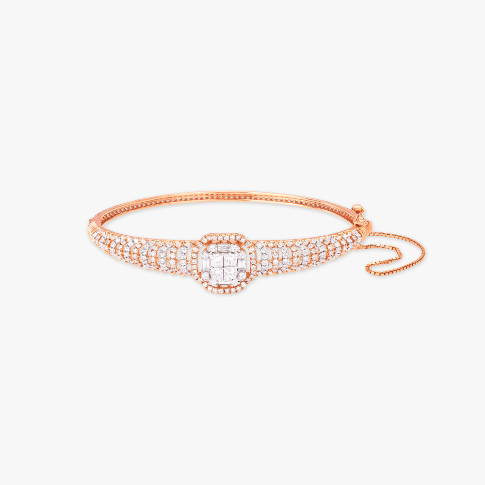 Glamour Halo Diamond Bangle