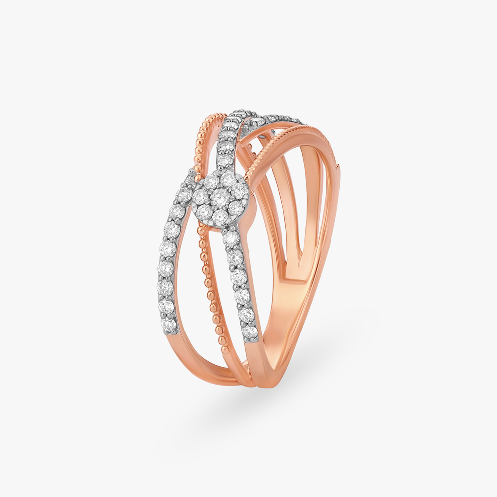 Twist Of Elegance Diamond Ring