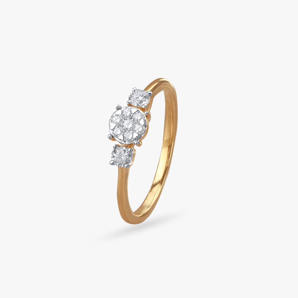 Classic Sparkle Diamond Finger Ring