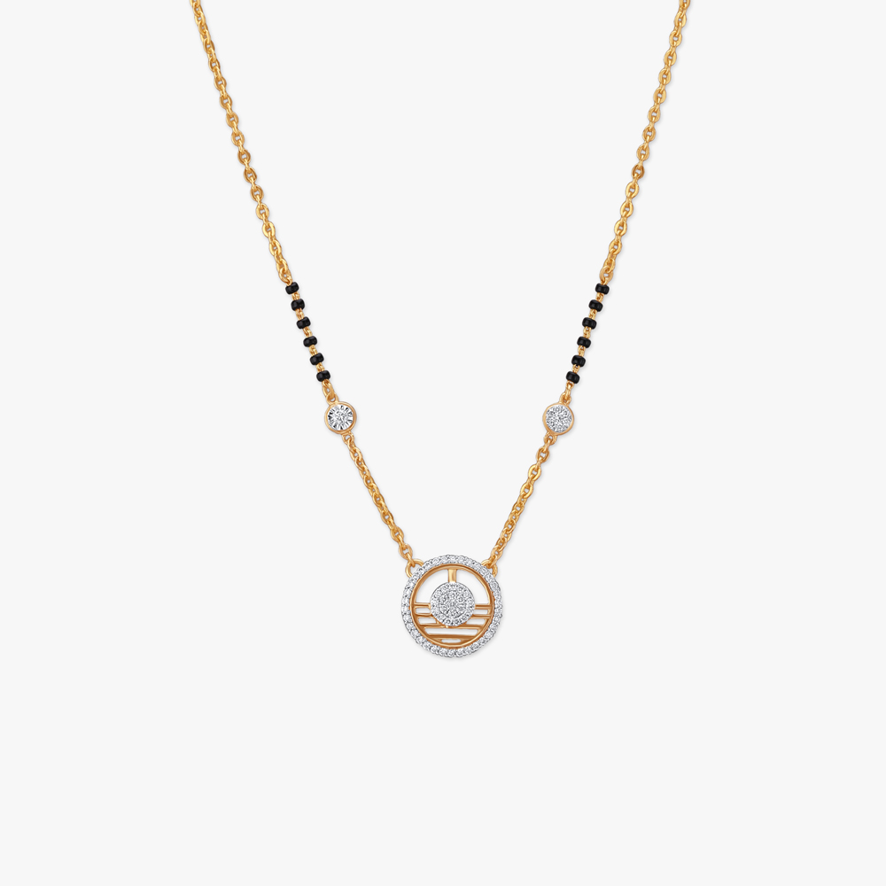 Sunrise Elegance Diamond Mangalsutra
