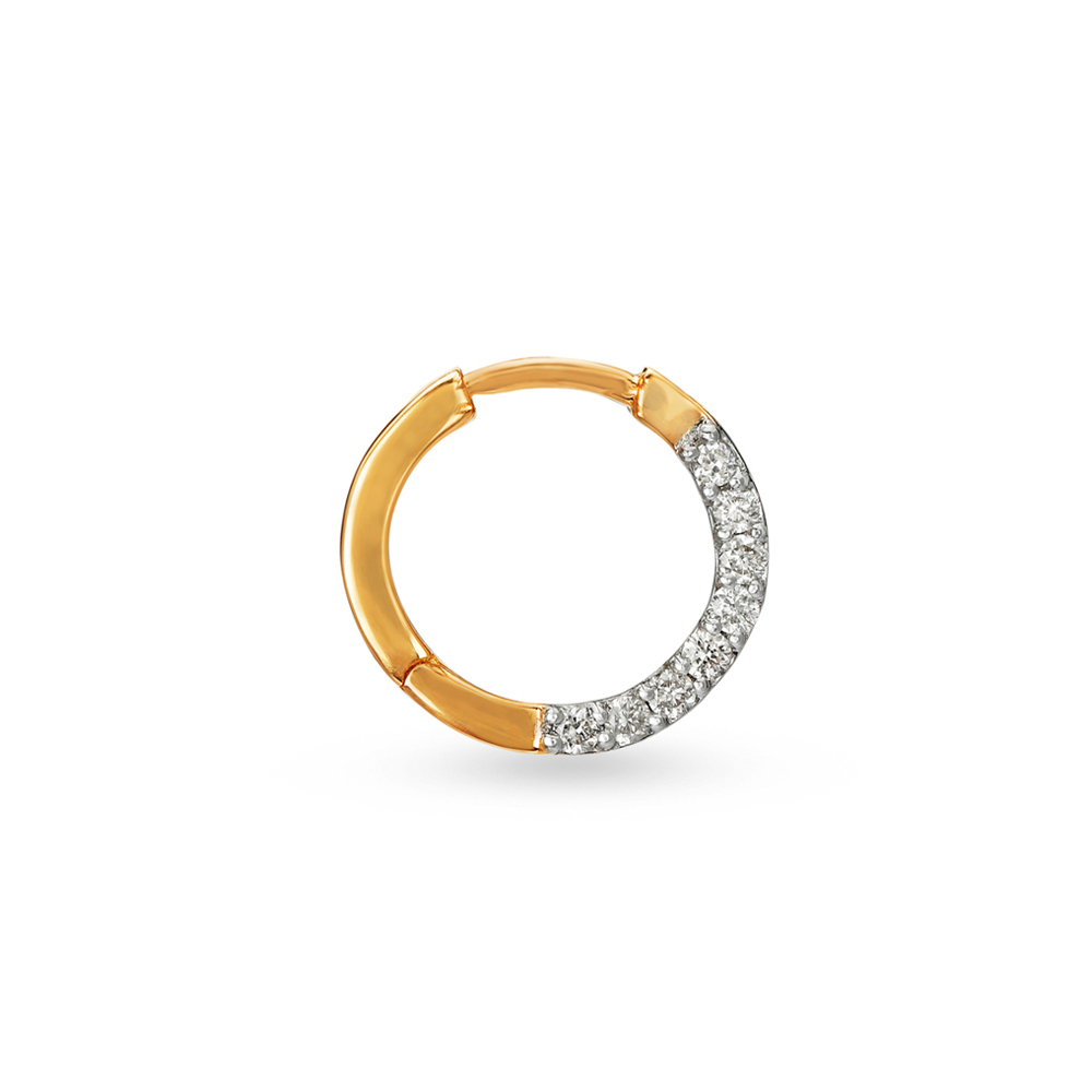 Stunning Traditional Diamond Nose Ring