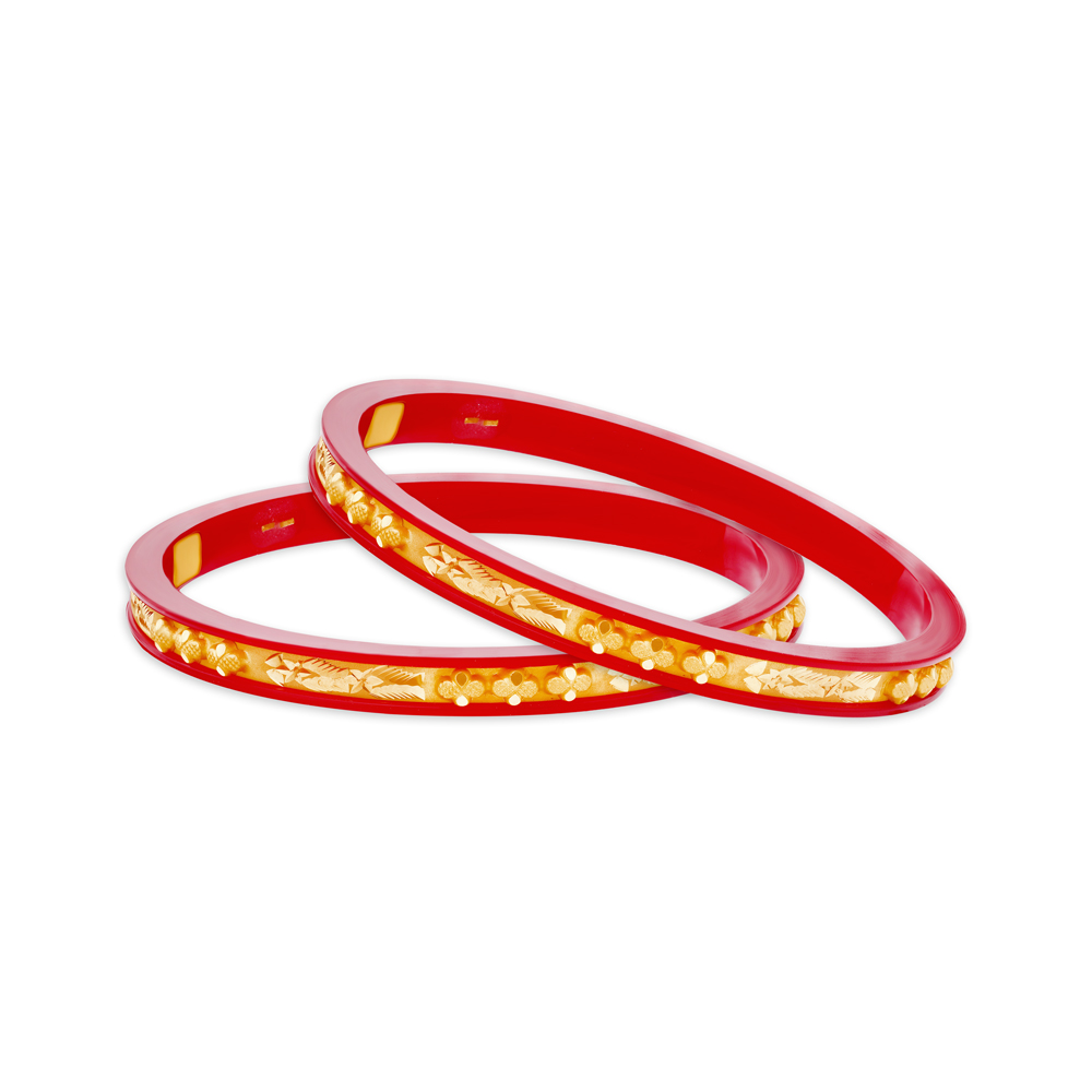 Traditional Gold Pola Bangle