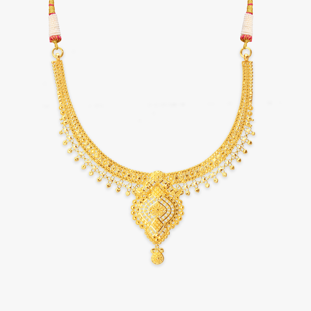 Heritage Trail Gold Necklace