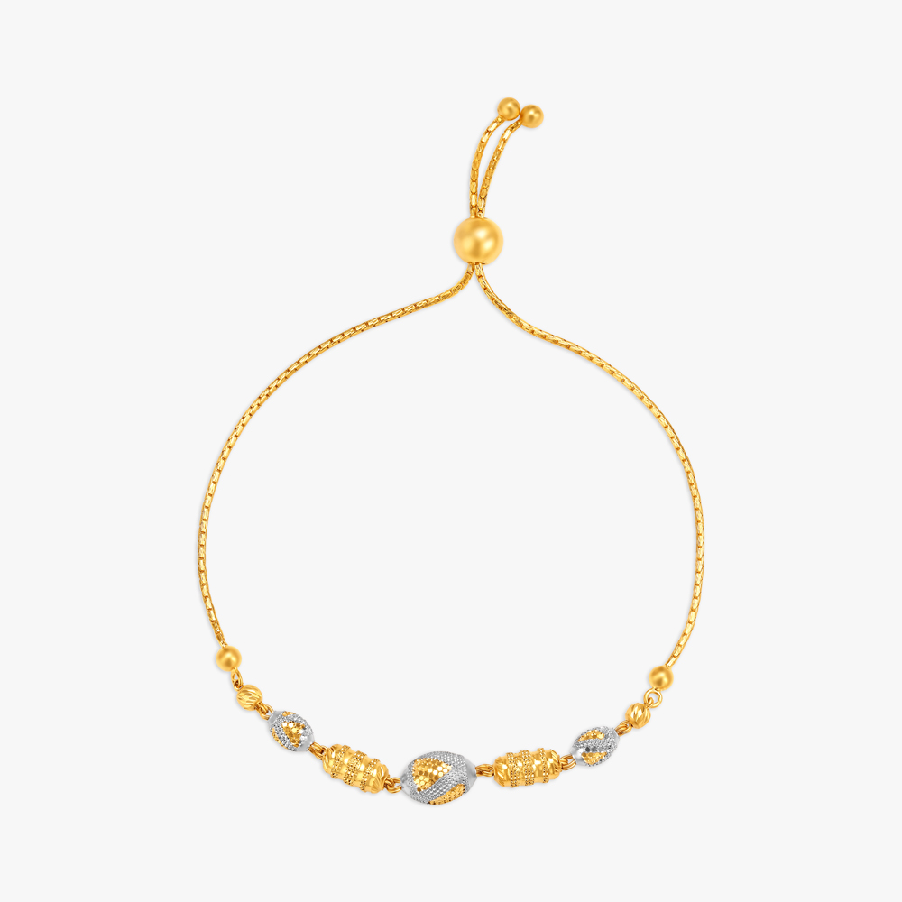 Textured Beads Bracelet