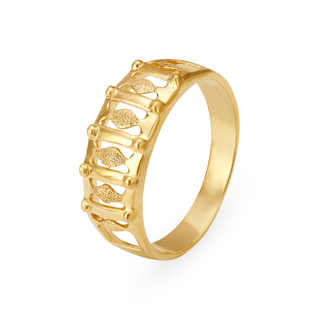 Harmonic Gold Finger Ring