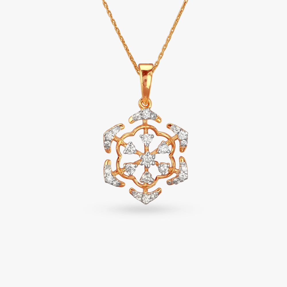 Eternal Bloom Diamond Pendant