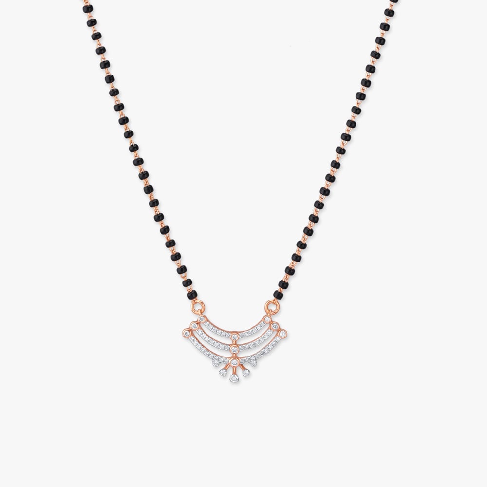 Arc Bloom Diamond Mangalsutra