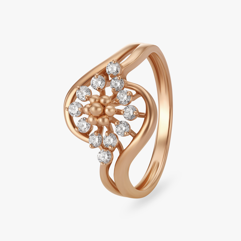 Dainty Diamond Finger Ring