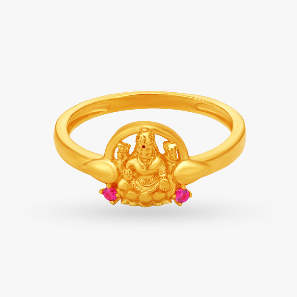 

Graceful Gold Finger Ring