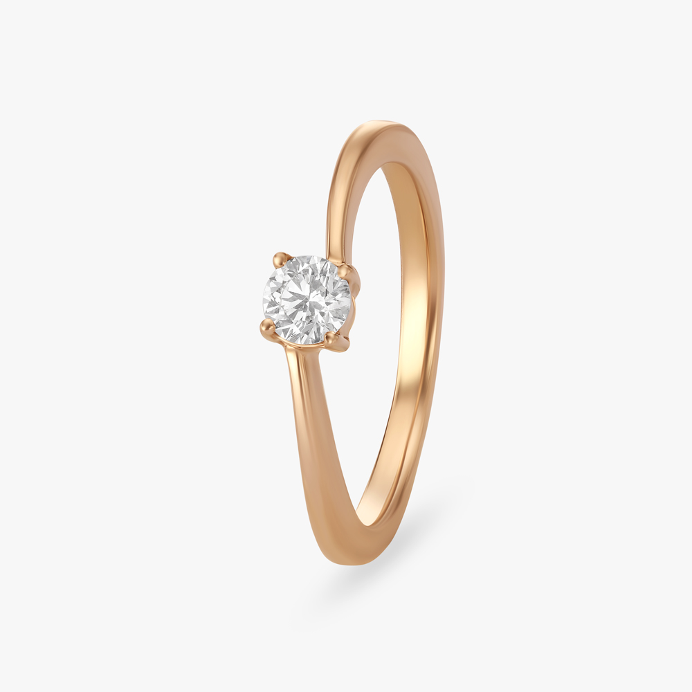 Contemporary Diamond Finger Ring
