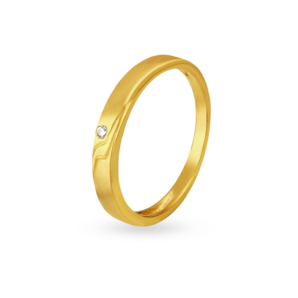 Luminous Diamond Men's Finger Ring