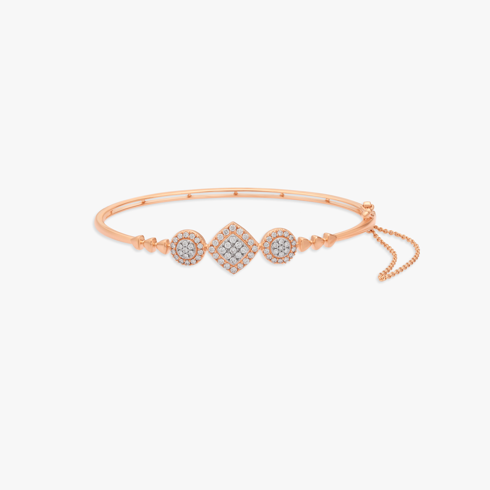 Boldly Glamorous Diamond Bangle
