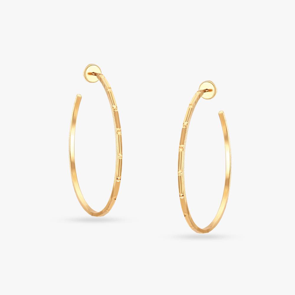 Chic and Trendy Weekend Hoop Earrings