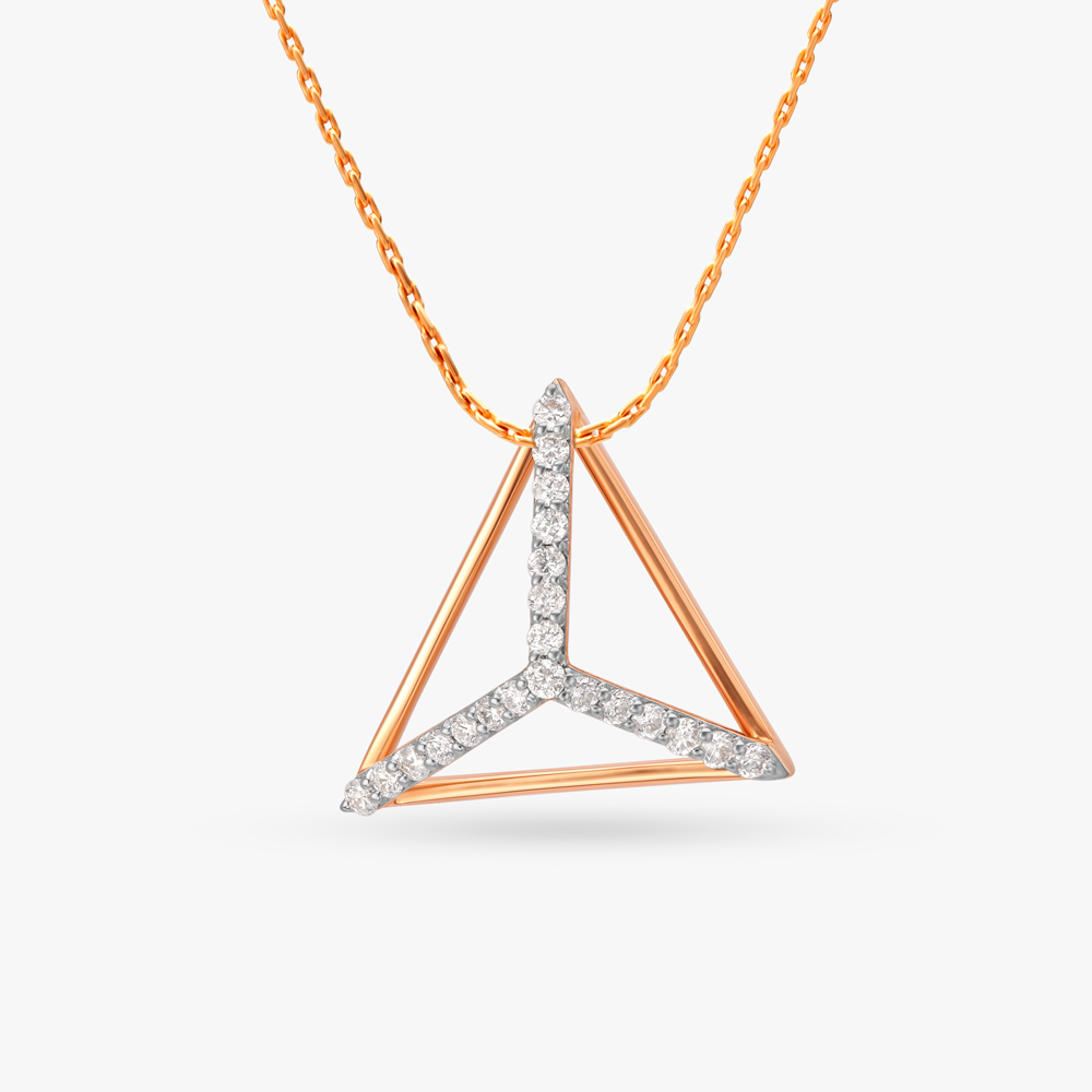 

Minimalistic Dazzle Diamond Pendant