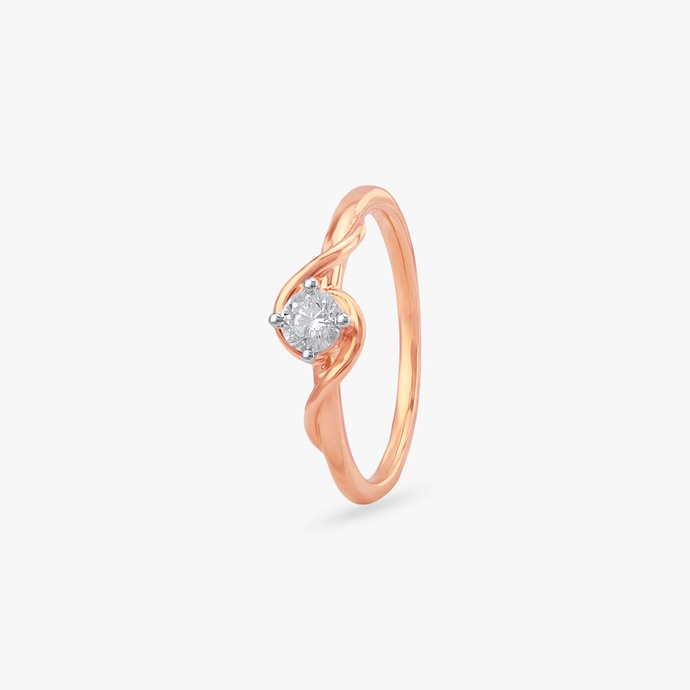 Twirl Spark Diamond Ring