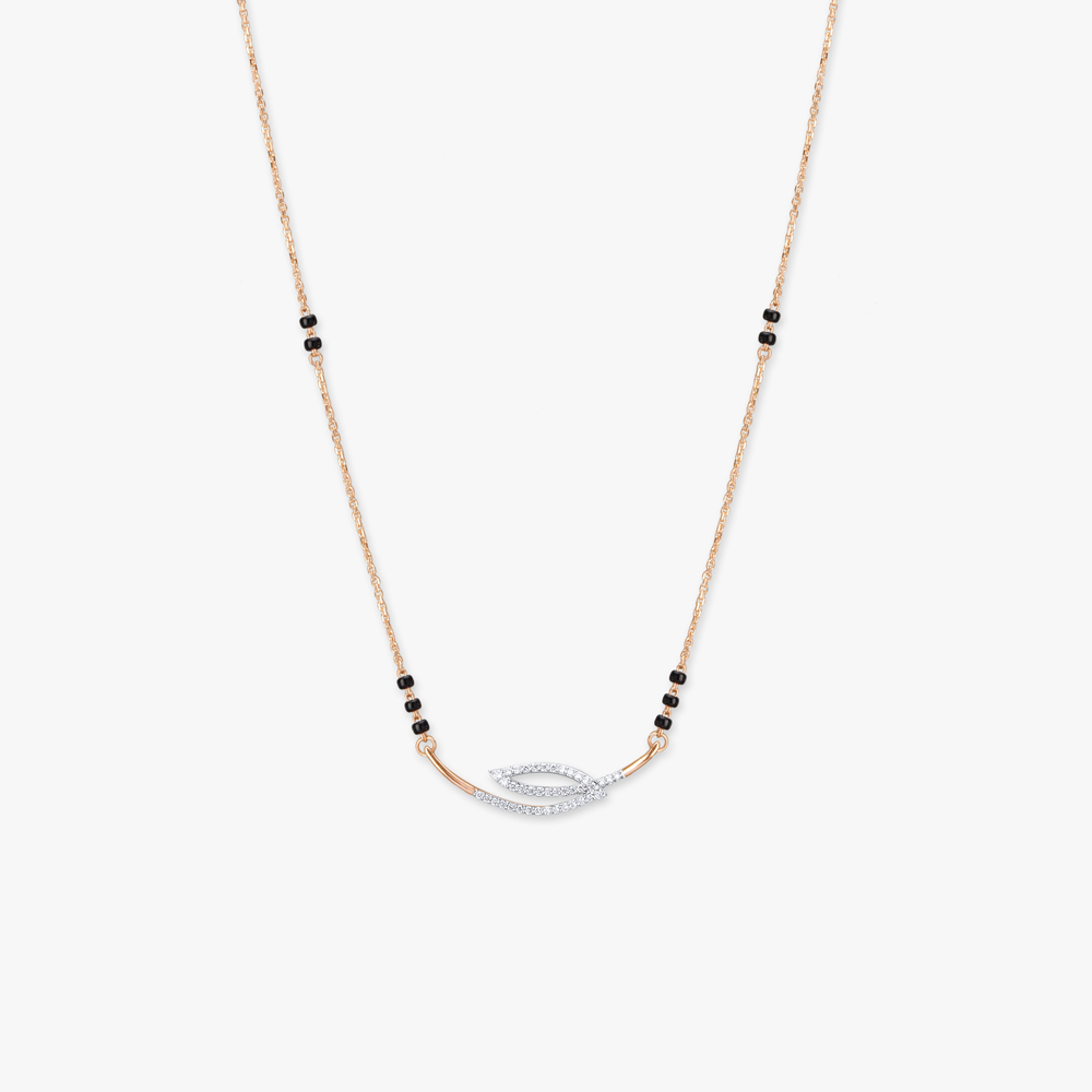 Graceful Minimalism Diamond Mangalsutra
