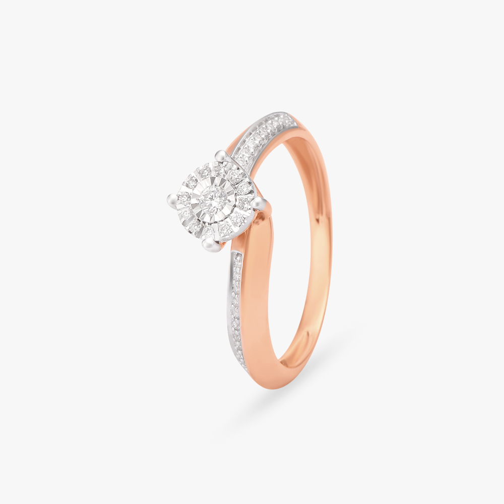Delightful Diamond Finger Ring