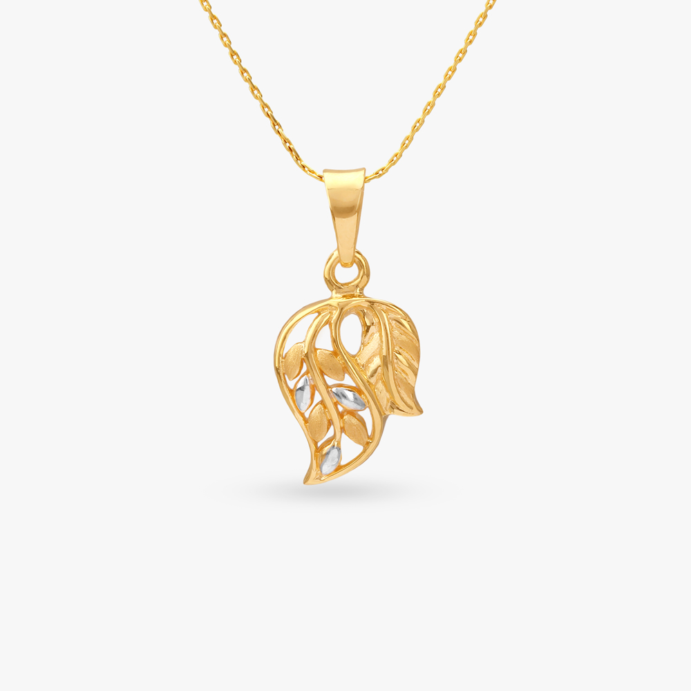 Ethereal Charm Gold Pendant