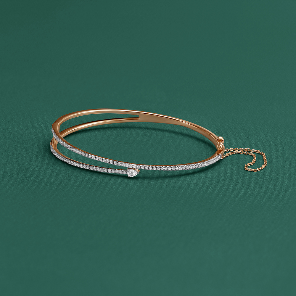 Graceful Chic Diamond Bangle
