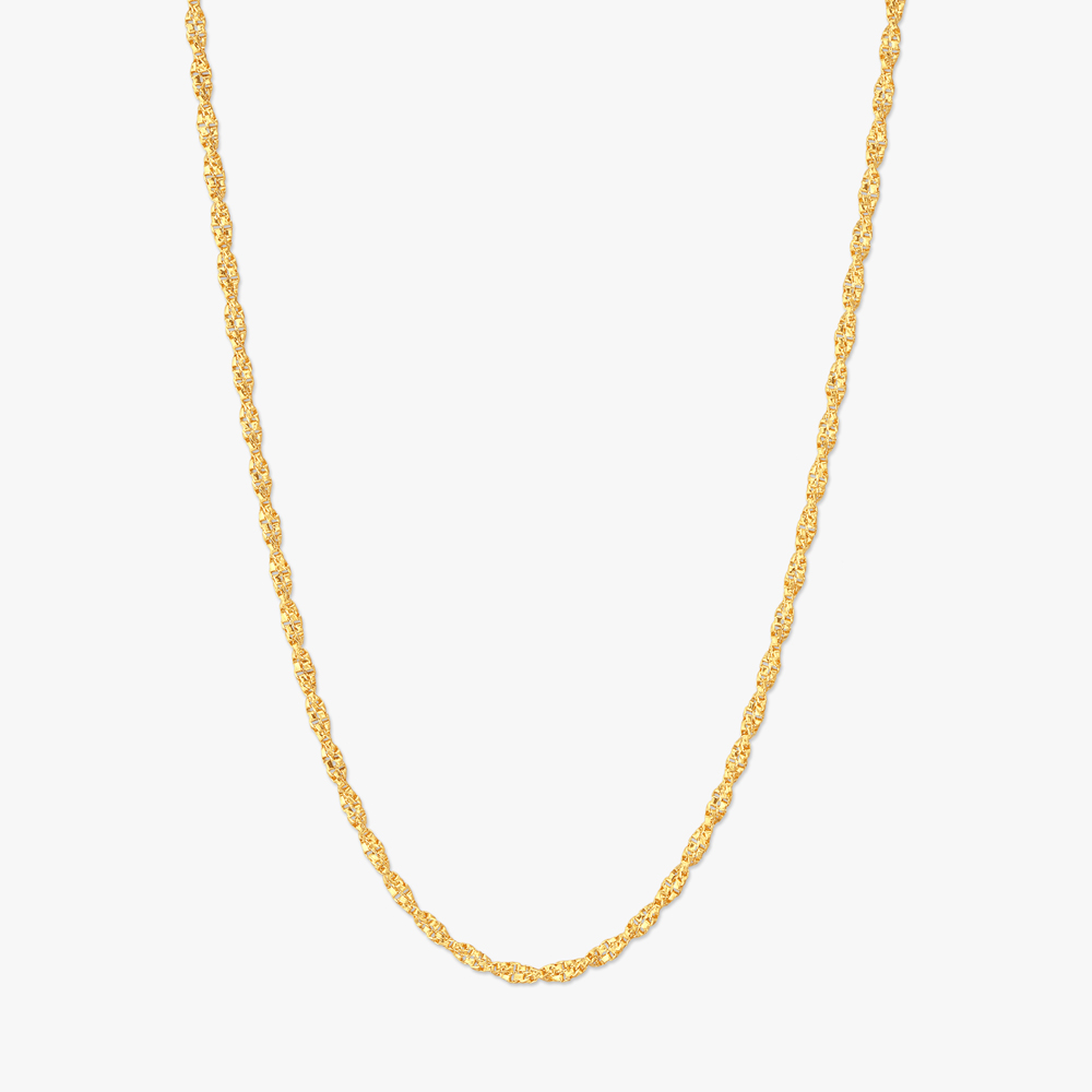 Spiral Luxe Gold Chain