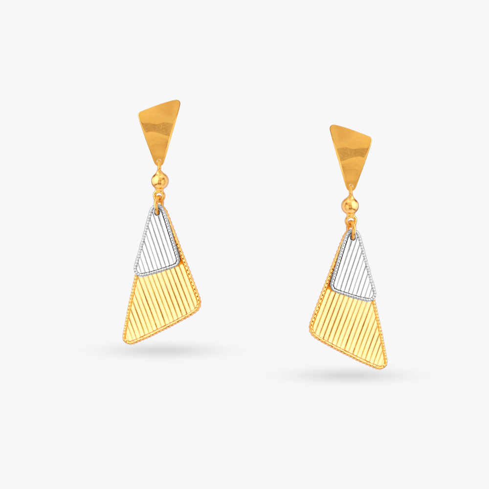 Geometric Bold Drop Earrings