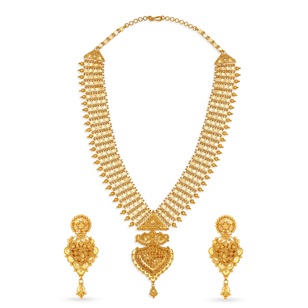 

Golden Majesty Gold Necklace Set