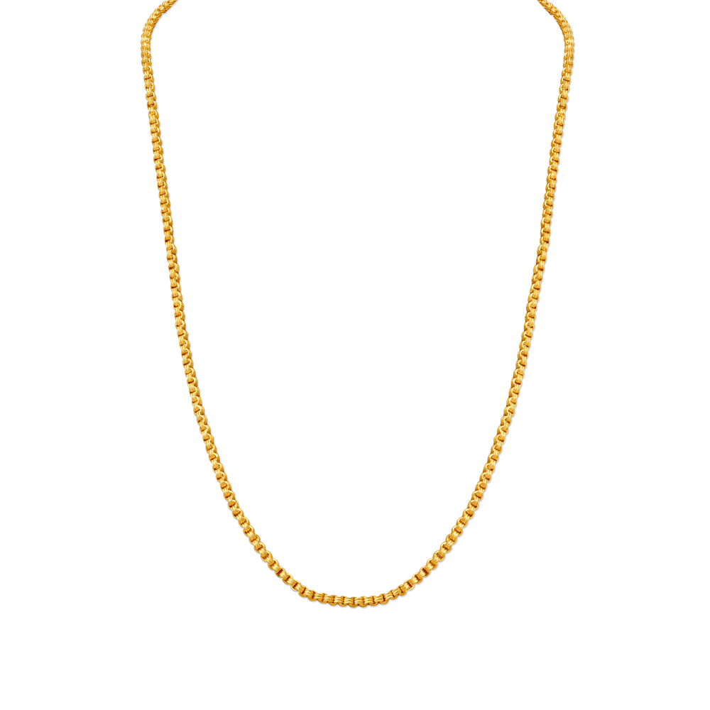 Seamless Link Gold Chain