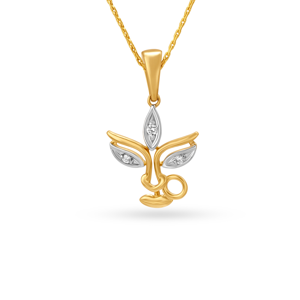 Artistic Diamond Pendant