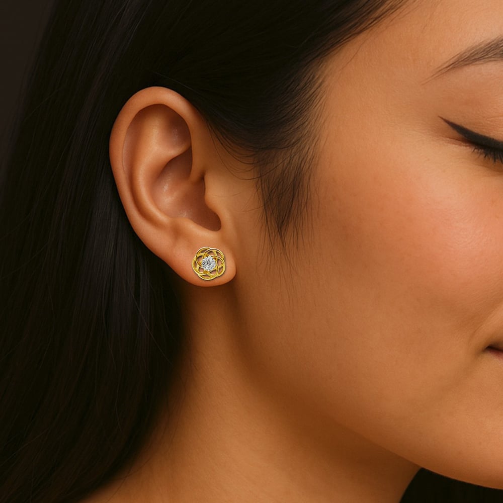 

Surreal Diamond Stud Earrings