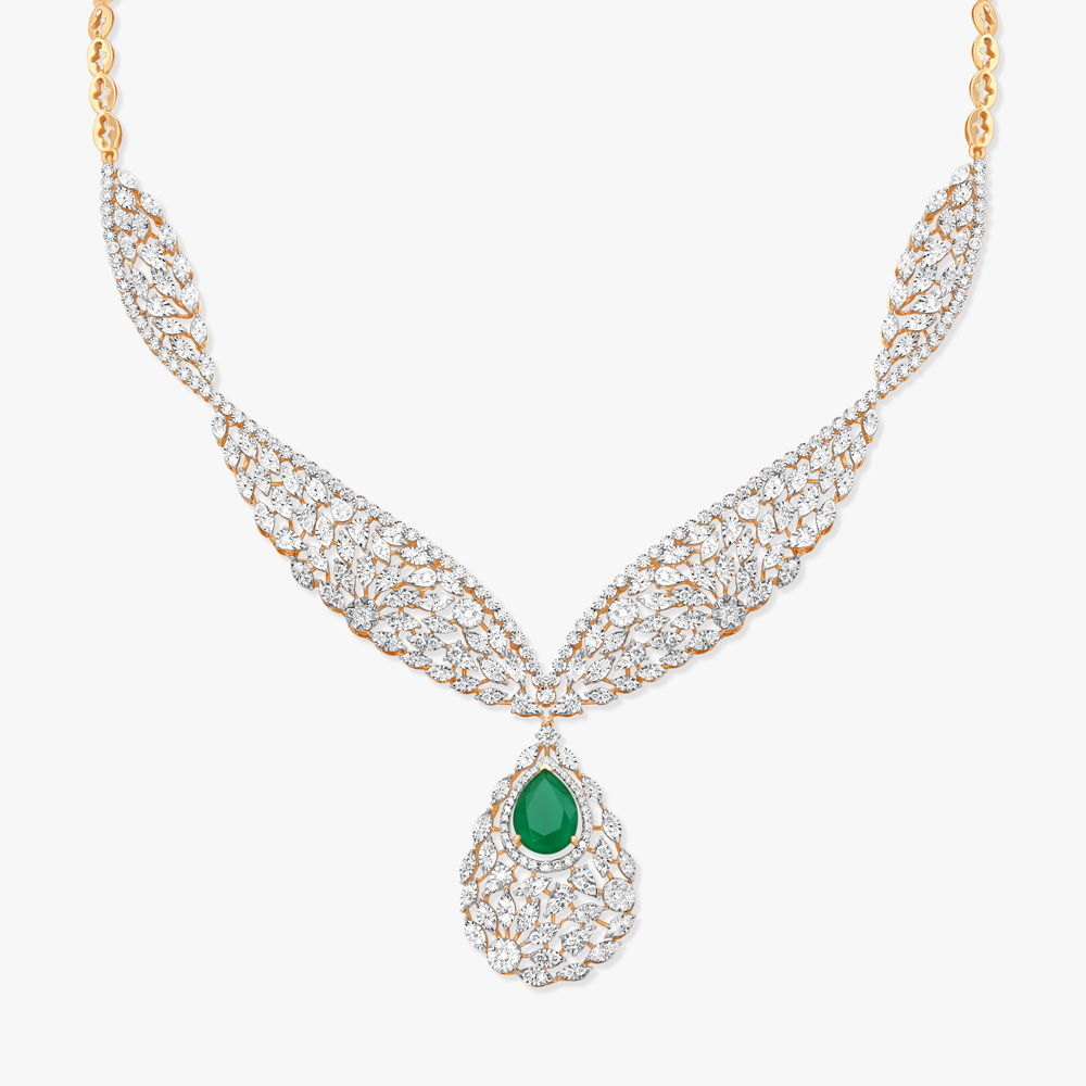 

Verdant Radiance Diamond Necklace Set