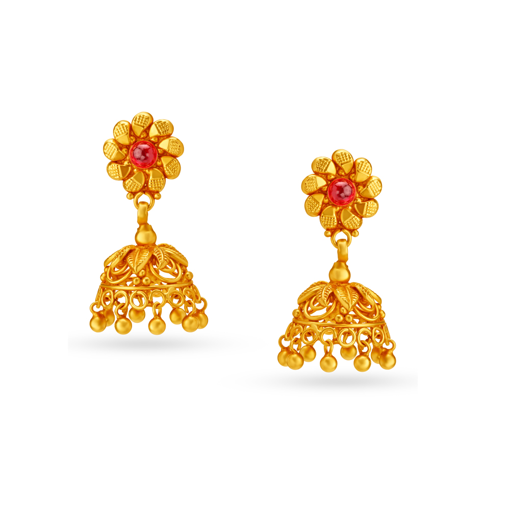 

Sparkling Traditional Jhumkas