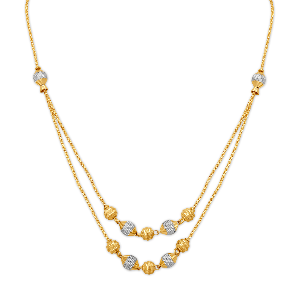 

Modern Gold Bead Chain