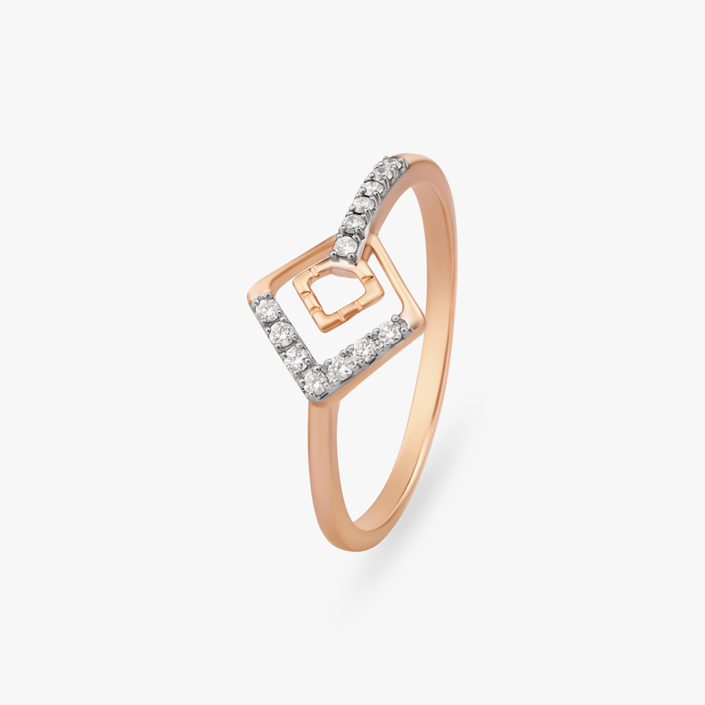 Squared Off Finger Ring