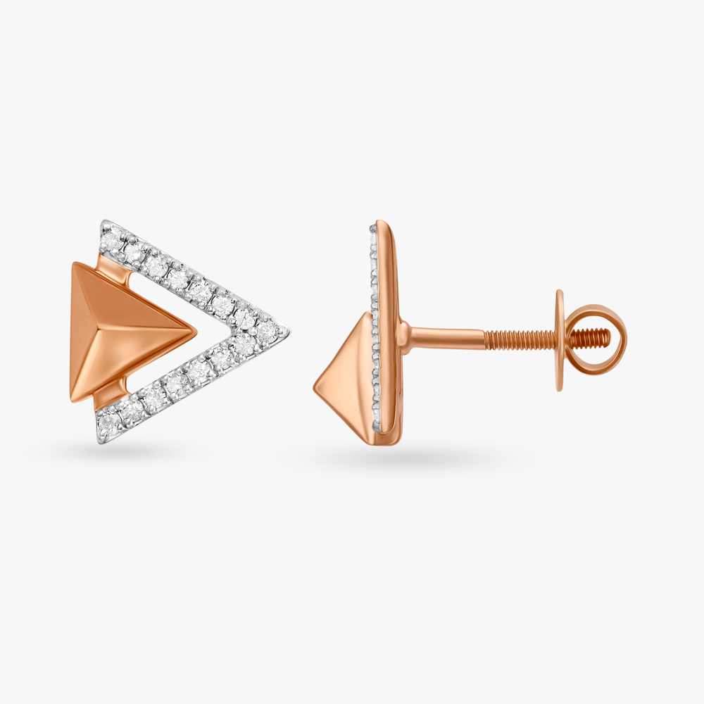 

Triangle Stud Earrings