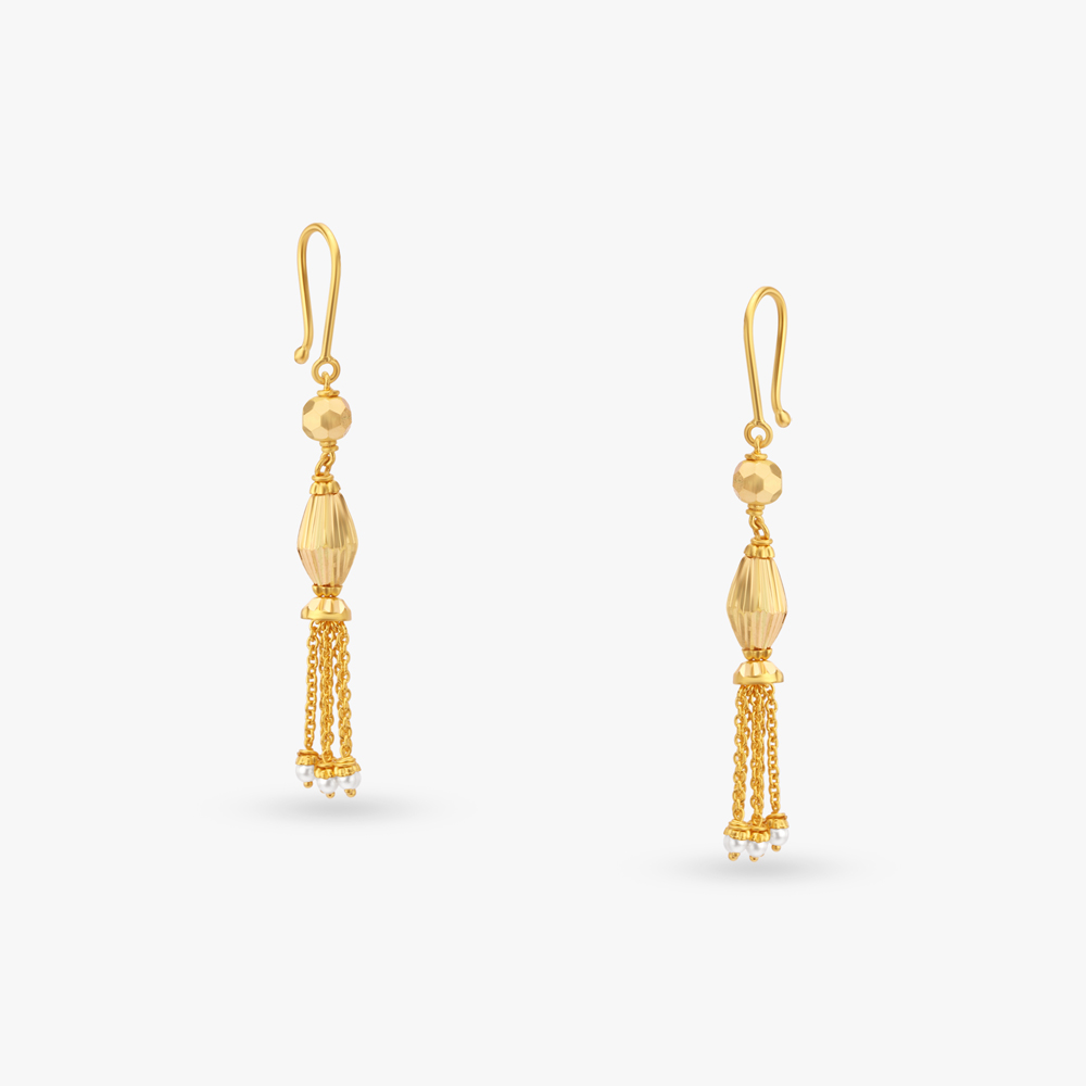 Chandelier Gold Hoop Earrings