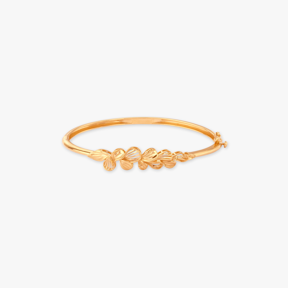 Petal Poise Gold Bangle