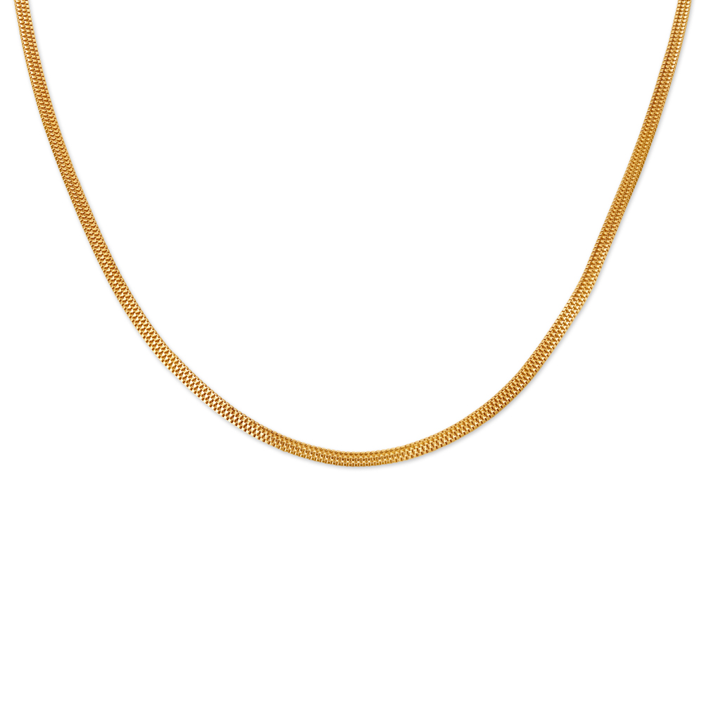 Classy Modern Gold Box Chain