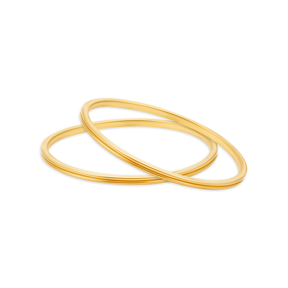 Dazzling Gold Bangles