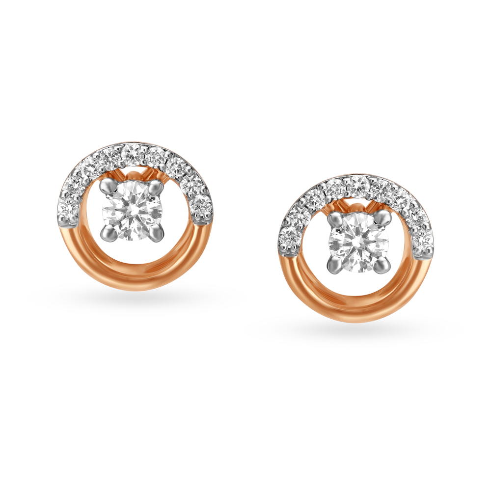 Classy Diamond Stud Earrings