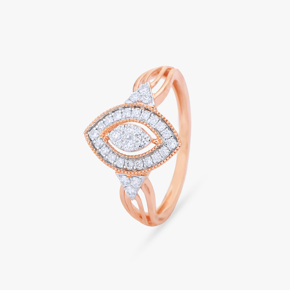 Marquise Bloom Diamond Finger Ring