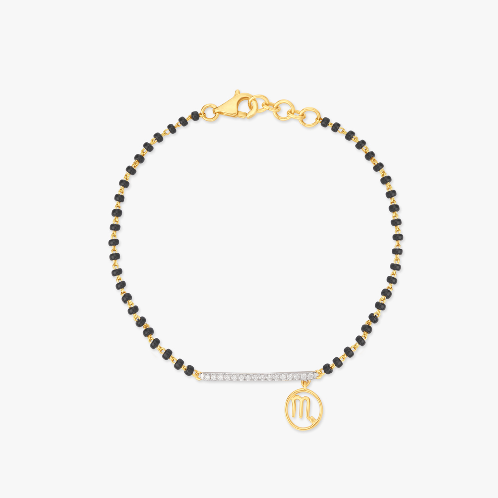Virgo Mangalsutra Diamond Bracelet