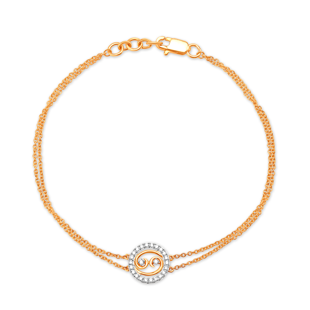 Twinkling Orbit Diamond Bracelet