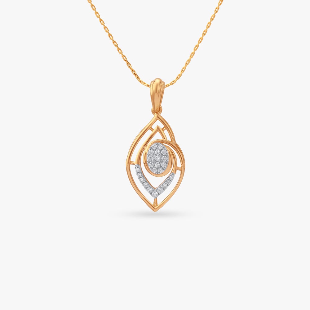 Frame Flicker Diamond Pendant