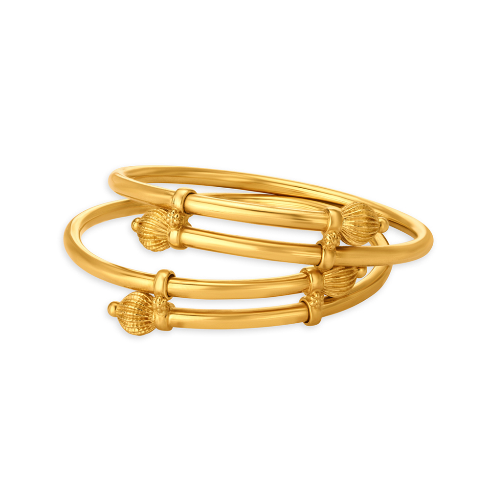 Charming Gold Bangles For Kids