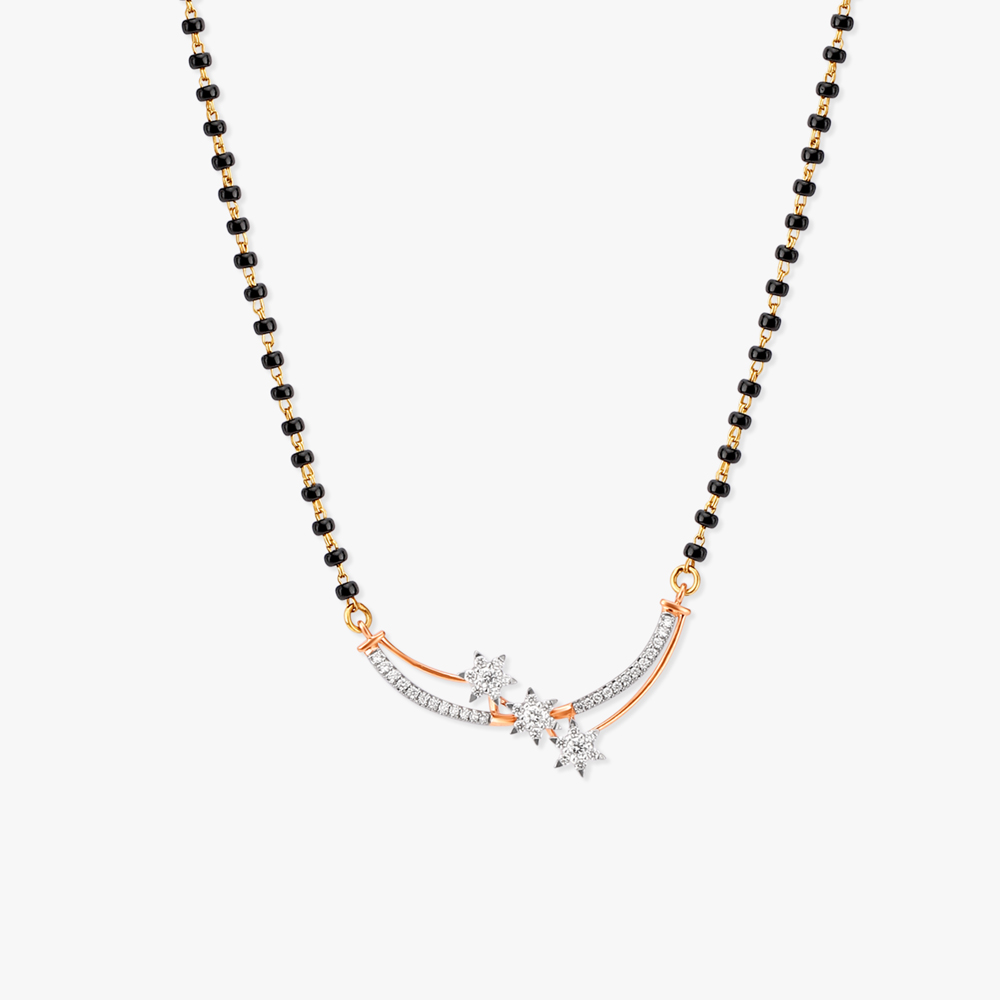 Starry Elegance Diamond Mangalsutra